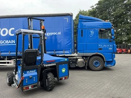 Emissionsfreies Entladen auf Baustellen mit dem Kinglifter E-TKL